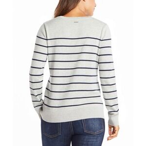 Nautica Women's Striped‎ Button Shoulder Sweater – Size XS